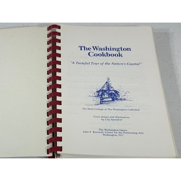 Vintage The Washington Cookbook 1982 Washington DC Kennedy Center Recipes - Picture 3 of 15